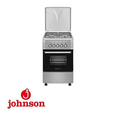 COCINA DE GAS JOHNSON 50 CM 4 F. y HORNO G. N. COCI50GX 24