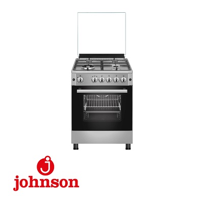 COCINA DE GAS JOHNSON 60 CM 4 F. Y HORNO INOX. CONA60BX 34