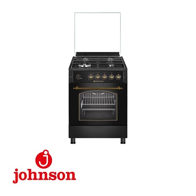 COCINA DE GAS JOHNSON 60 CM 4 F. y HORNO N. RUSTICA COCI60BRN 37