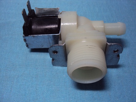 ELECTROVALVULA LAVADORA 1 SALIDA CURVA 46