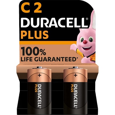 PILAS DURACELL LR14 1.5 V POWER PLUS 2 PILAS 07