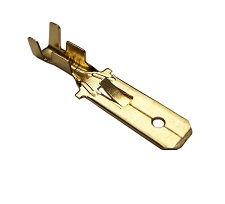 10 TERMINALES FASTON MACHO RETEN 4,8 MM. 116