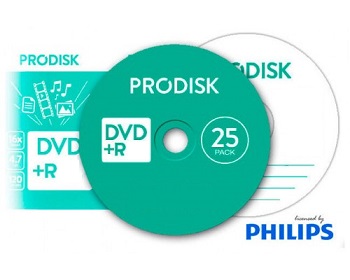 DVD+R PRODISK 16X 4.7 GB TARRINA 25 DVD 02