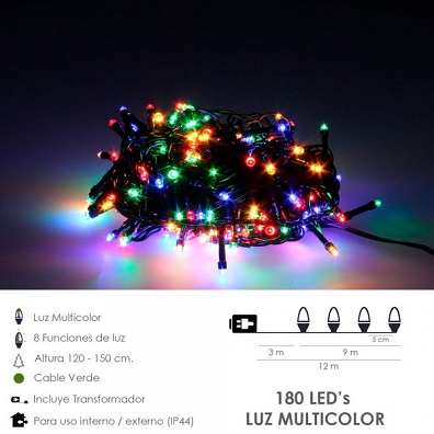 LUCES MAURER 97559 180 LED COLOR IP44 10