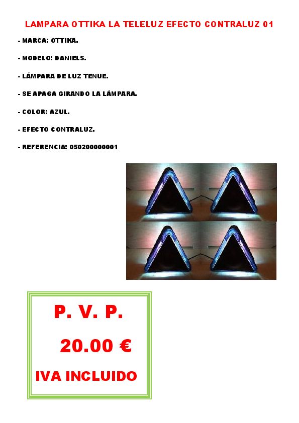 LAMPARA OTTIKA LA TELELUZ 01