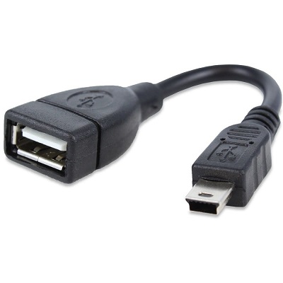 CABLE USB H. A MINIUSB  M. 15 CM 63 
